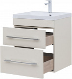 Тумба под раковину Aquanet Верона 60 крем (2 ящика) 00304537