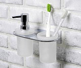 Держатель стакана и дозатора Wasserkraft Kammel K-8389