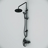 F42890A24 Gem набор 2в1: см-ль д/душа, верхний душ d 220 мм, ручн.душ 110 мм, 1 ф-ция, душевая штанг