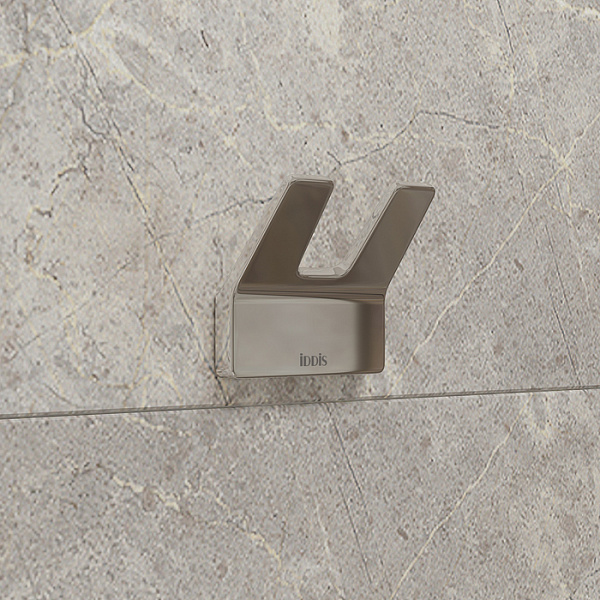 Крючок двойной, сплав металлов, Slide, хром, IDDIS, SLISC20i41