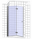 Душевая дверь Wasserkraft Weser 78F04