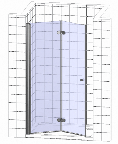 Душевая дверь Wasserkraft Weser 78F04