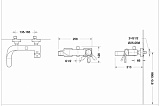 Смеситель для ванны c коротким изливом Bravat Wave F674108C-01