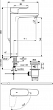 Смеситель Ideal Standard Ceraplan lll BC572AA для раковины-чаши с донным клапаном