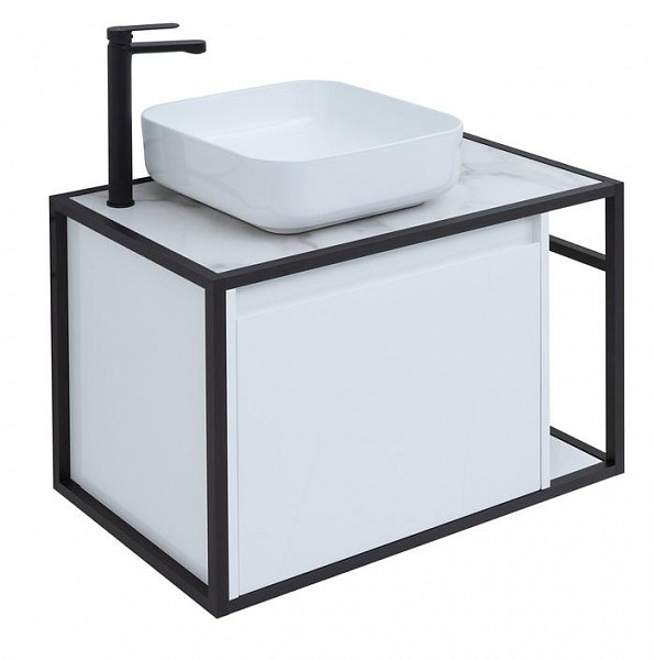 Тумба под раковину Aquanet Nova Lite Loft 75 L белый 00261650