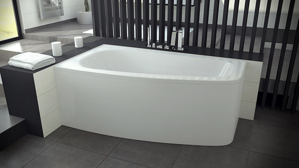 Акриловая ванна Besco Luna 150x80 WAL-150-NL Левая