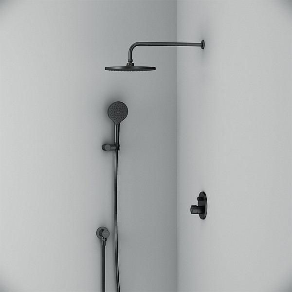 FP85A1RH22 X-Joy Touch Reel, набор: нажимной см-ль д/в/душа, верхний душ 220 мм, держатель д/верхн.д