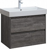 Тумба под раковину Aquanet Nova Lite 75 дуб серый (2 ящика) 00287890