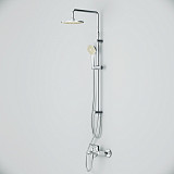 F40885C14 Sunny набор 2в1: см-ль д/ванны/душа, верхний душ d 220 мм, ручн.душ 110 мм, 1 ф-ция, душев