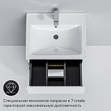 M85AFSX0552WG X-Joy, База под раковину, напольная, 55 см, 2 ящика, белый глянец
