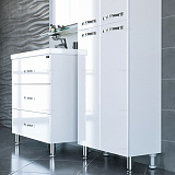 Тумба под раковину Виктория 80 напольная Санта 700129N