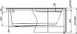Каркас сварной для акриловой ванны Aquanet Mia140x80 L/R 00246497