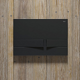 Клавиша смыва, универсальная, чёрный, Unifix, 006, IDDIS, UNI06MBi77