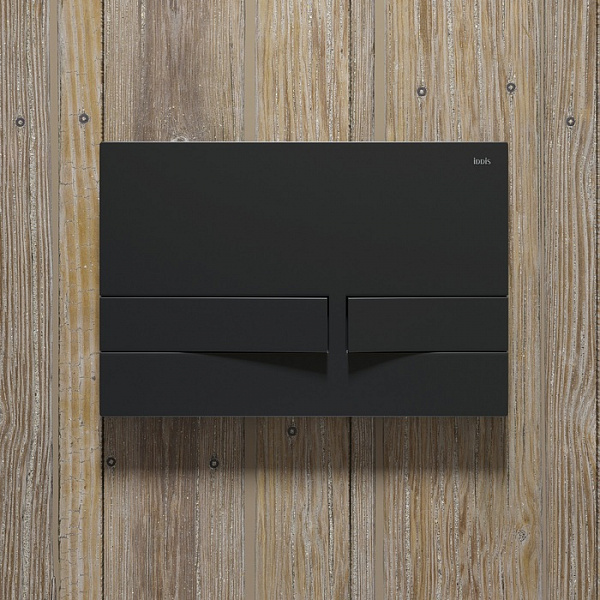 Клавиша смыва, универсальная, чёрный, Unifix, 006, IDDIS, UNI06MBi77