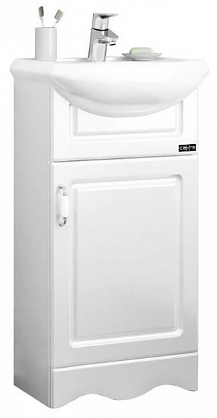 Тумба под раковину Верона 45 напольная с цоколем Санта 700189