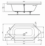 Акриловая ванна Ideal Standard Tonic II K747001 200x95