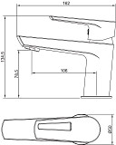 Смеситель для раковины Aquanet Logic AF320-10С AF320-10С