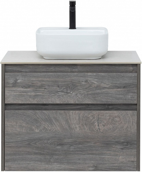 Тумба под раковину Aquanet Nova Lite 75 дуб рошелье (2 ящика) 00242273