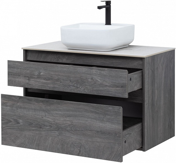 Тумба под раковину Aquanet Nova Lite 90 дуб рошелье (2 ящика) 00242267