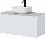 Тумба под раковину Aquanet Nova Lite 100 белый (1 ящик) 00242580