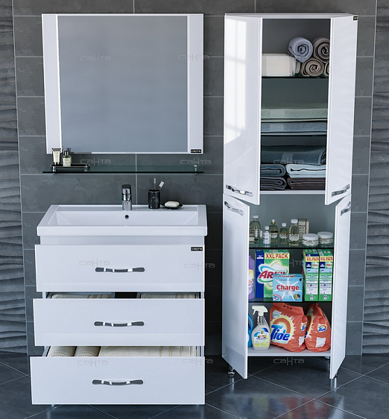 Тумба под раковину Виктория 80 напольная Санта 700129N