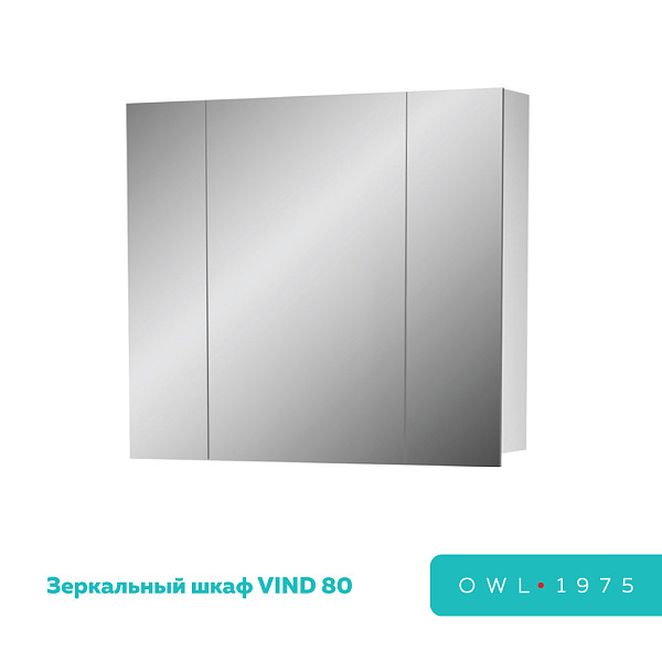Зеркальный шкаф Vind 80