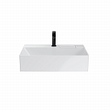 Раковина Kerama Marazzi LOGICA мебельная\подвесная с одним отверстием 60, белая глянцевая