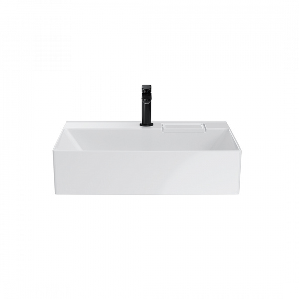 Раковина Kerama Marazzi LOGICA мебельная\подвесная с одним отверстием 60, белая глянцевая