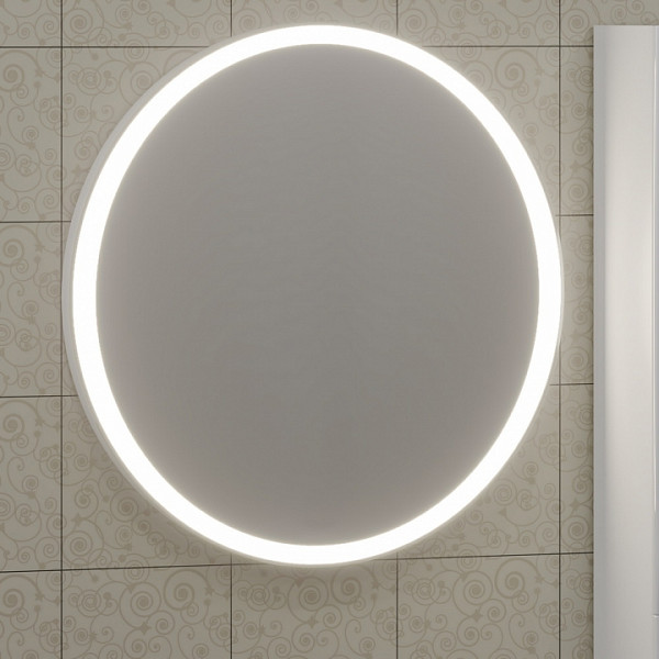 Зеркало для ванной Луна 80 с LED-подсветкой Санта 900513