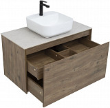 Тумба под раковину Aquanet Nova Lite 90 дуб рустикальный (1 ящик) 00249517