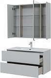 Мебель для ванной Aquanet Алвита New 100 2 ящика, серый 00274528