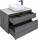 Тумба под раковину Aquanet Nova Lite 90 дуб рошелье (2 ящика) 00242267