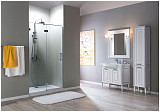 Зеркало Aquanet Паола 90 белый/серебро 00181769