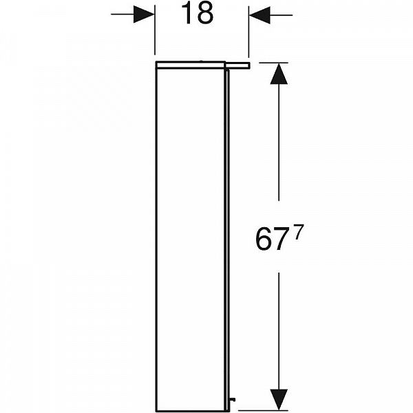 Комплект мебели "Идеальная тройка" Geberit Smyle 60 см 529.352.JR.6
