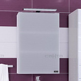 Зеркальный шкаф Стандарт 55, со светом Санта 113016