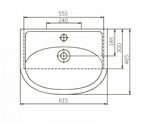 Раковина Уют 60 SD-00000396