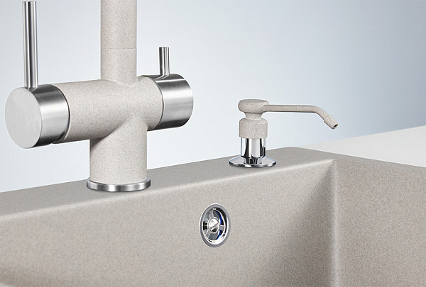 Дозатор для кухни Granula базальт, металлический корпус, 01Dbt