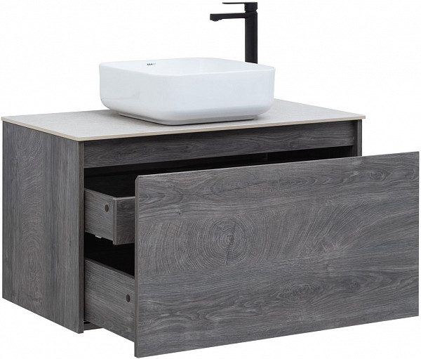 Тумба под раковину Aquanet Nova Lite 90 дуб рошелье (1 ящик) 00242269