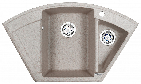 Мойка кухонная Granula многоугольная кварц 9001, АНТИК