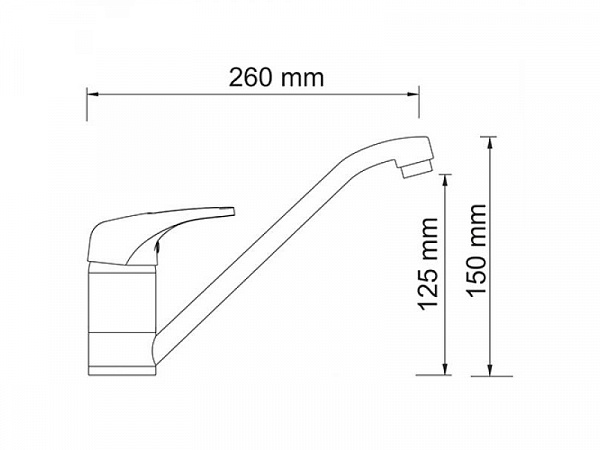 Смеситель для кухни Wasserkraft Oder 6307