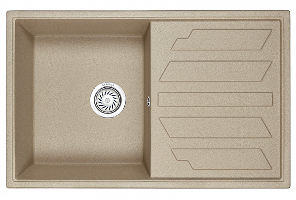 Мойка кухонная Granula прямоугольная кварц 8002, ПЕСОК