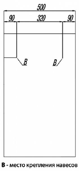 Зеркало Акватон Йорк 50x85 1A171002YO010