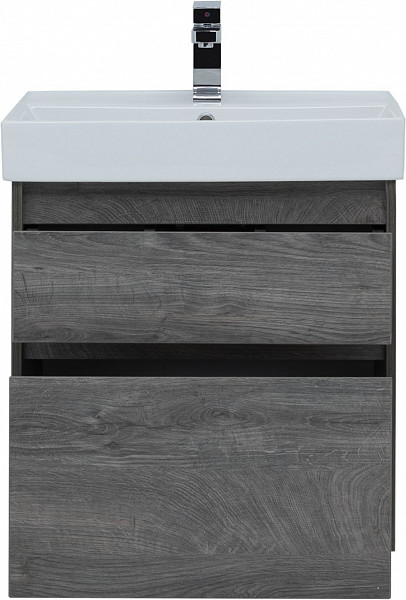 Тумба под раковину Aquanet Nova Lite 60 дуб рошелье (2 ящика) 00242577