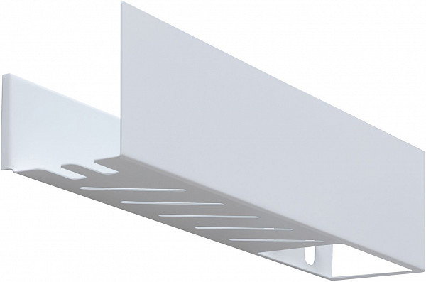 Полка Aquanet Магнум 50x12 белая матовая, с крючками 00302232