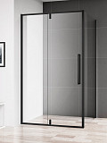 Душевая дверь в нишу AQUAme 900*1950мм.,  стекло 6мм, цвет профиля матовый черный.