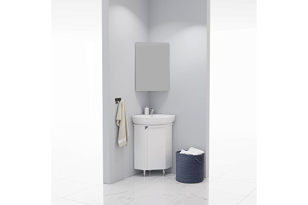 Тумба угловая Corozo Сириус 40 белый SD-00001645