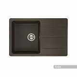 Мойка для кухни Aquaton Аманда прямоугольная с крылом кофе 1A712832AD280