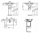 Раковина Ideal Standard Connect Space E136501