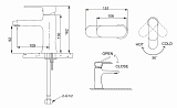Смеситель для раковины Bravat Opal F1125183CP-RUS