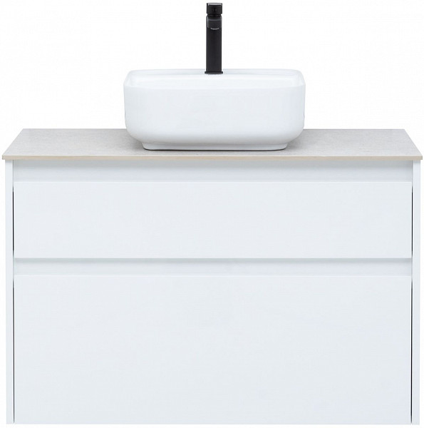 Тумба под раковину Aquanet Nova Lite 90 белый (2 ящика) 00242268